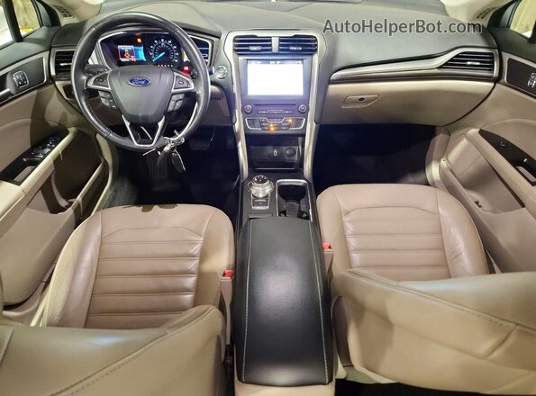 3FA6P0T98HR174254 2017 FORD FUSION White Dashboard view