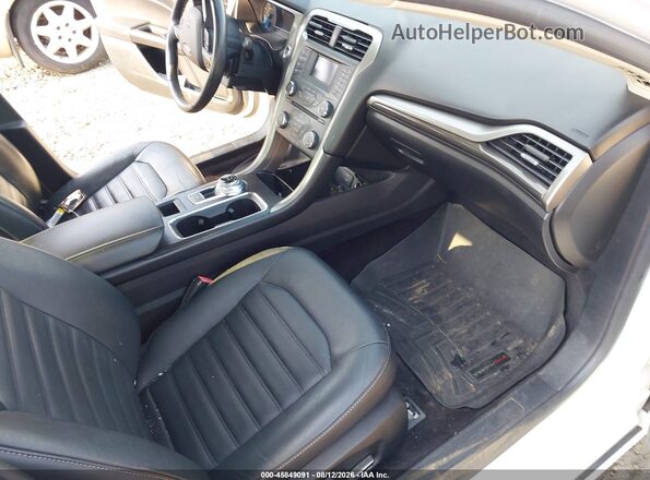 3FA6P0T98HR280879 2017 FORD FUSION White წინა სალონის ხედი