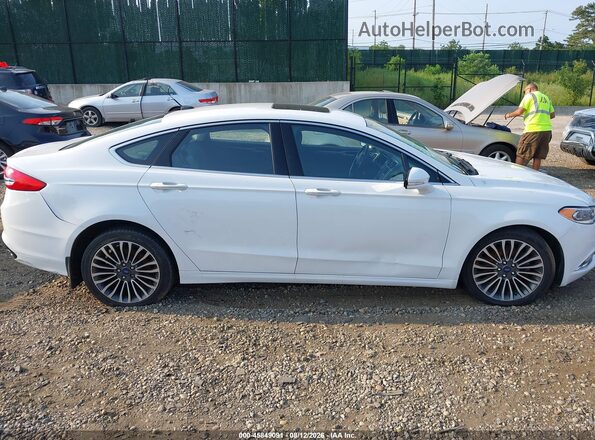 3FA6P0T98HR280879 2017 FORD FUSION White უკანა სალონის ხედი