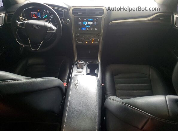 3FA6P0T98HR298038 2017 FORD FUSION Серебряный Вид панели приборов