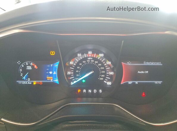 3FA6P0T98HR298038 2017 FORD FUSION Серебряный Вид щитка приборов