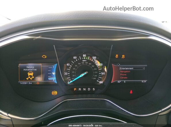 3FA6P0T99GR286513 2016 FORD FUSION Gray Vista de los asientos traseros