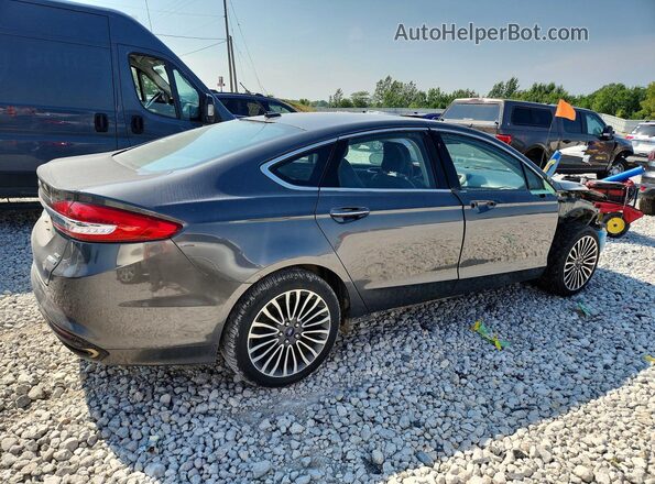 3FA6P0T99HR310326 2017 FORD FUSION Gray Rear right