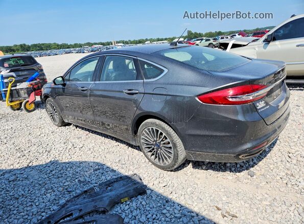 3FA6P0T99HR310326 2017 FORD FUSION Gray Rear left