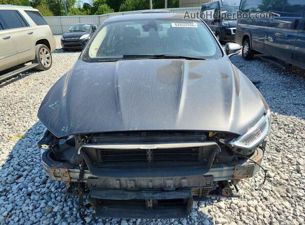 3FA6P0T99HR310326 2017 FORD FUSION Gray Front view