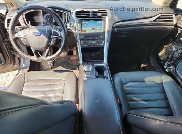 3FA6P0T99HR310326 2017 FORD FUSION Gray Dashboard view