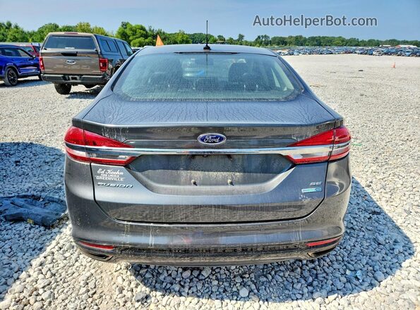 3FA6P0T99HR310326 2017 FORD FUSION Gray Rear view