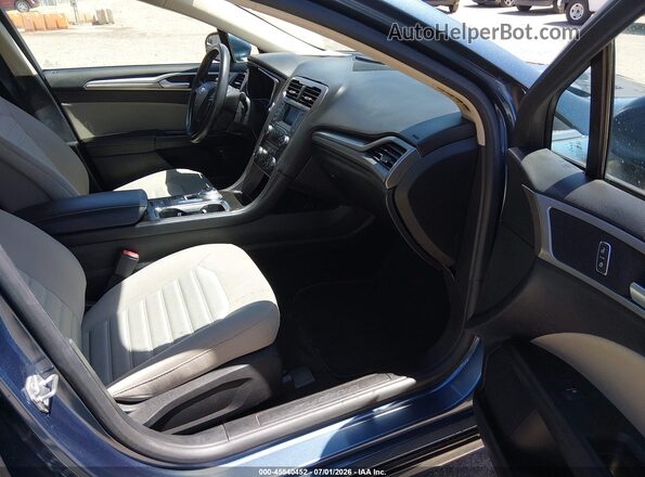 3FA6P0UU0JR243477 2018 FORD FUSION HYBRID Blue Vista interior delantera