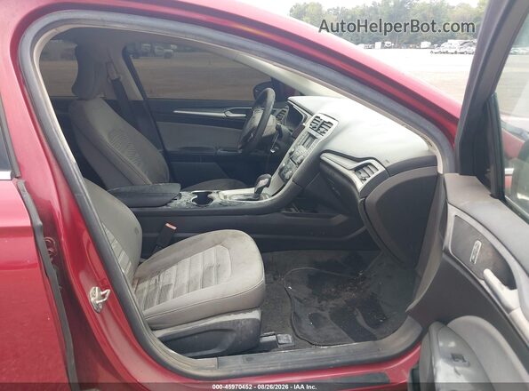 3FA6P0UU1GR317787 2016 FORD FUSION HYBRID Красный Вид салона спереди