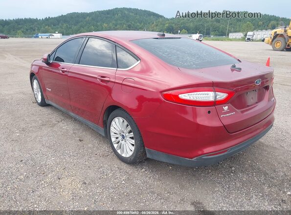 3FA6P0UU1GR317787 2016 FORD FUSION HYBRID Красный Задняя левая четверть