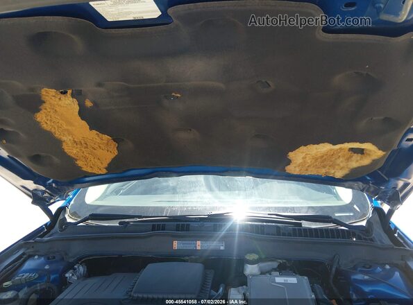 3FA6P0UU1JR122070 2018 FORD FUSION HYBRID Синий Вид спереди