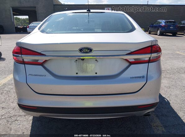 3FA6P0UU1JR122313 2018 FORD FUSION HYBRID Silver 