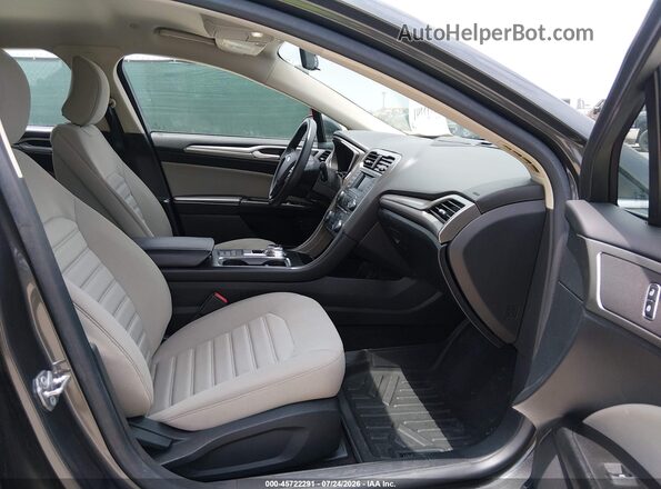 3FA6P0UU1JR209449 2018 FORD FUSION HYBRID Gray Вид салону спереду