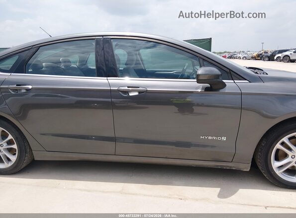 3FA6P0UU1JR209449 2018 FORD FUSION HYBRID Gray Панорамний вид салону 360°