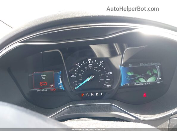 3FA6P0UU1JR235713 2018 FORD FUSION HYBRID Gray Vista de los asientos traseros