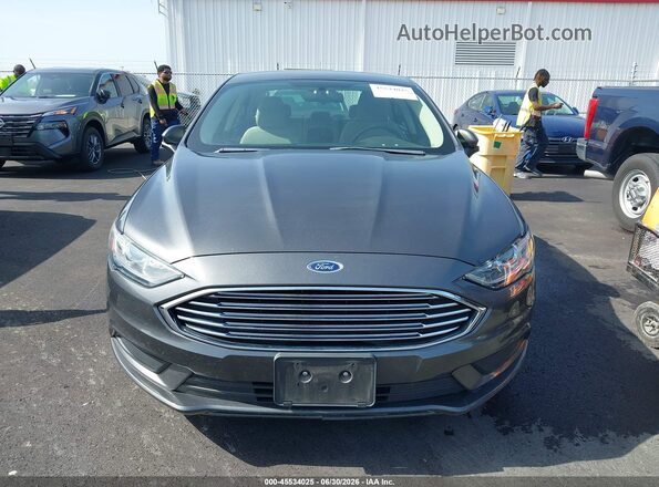 3FA6P0UU1JR235713 2018 FORD FUSION HYBRID Gray 