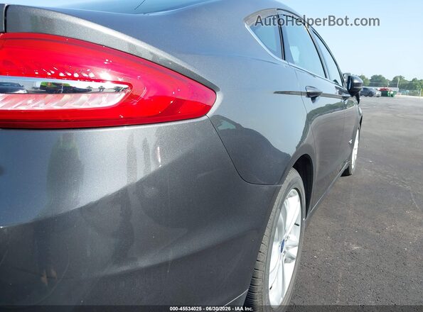 3FA6P0UU1JR235713 2018 FORD FUSION HYBRID Gray Vista interior de 360 grados