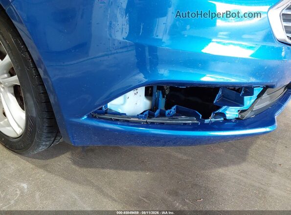 3FA6P0UU1JR235839 2018 FORD FUSION HYBRID Blue Սարքավորումների վահանակի տեսք