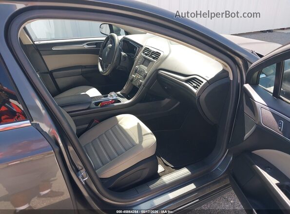 3FA6P0UU1JR273667 2018 FORD FUSION HYBRID Cream Widok wnętrza z przodu