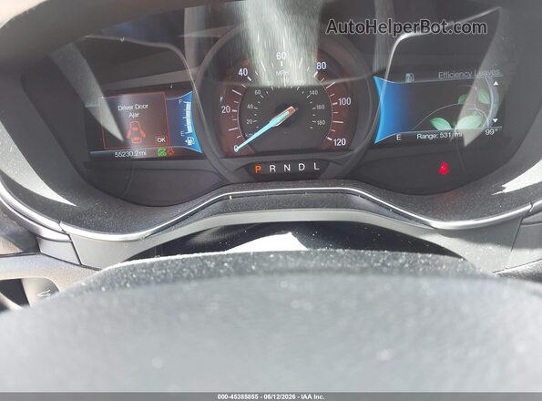 3FA6P0UU1JR278853 2018 FORD FUSION HYBRID Серый Вид задних сидений