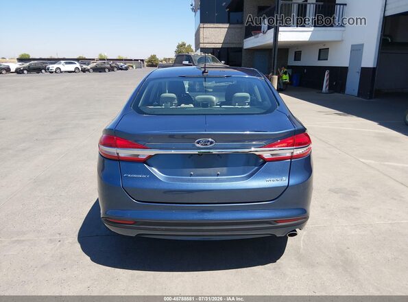 3FA6P0UU1JR278934 2018 FORD FUSION HYBRID Blue 