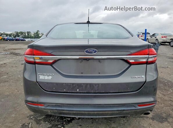 3FA6P0UU2HR309795 2017 FORD FUSION Gray Widok z tyłu