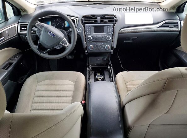 3FA6P0UU2HR309795 2017 FORD FUSION Gray Widok deski rozdzielczej
