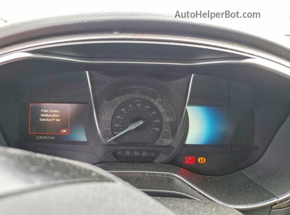 3FA6P0UU2HR309795 2017 FORD FUSION Gray Widok zestawu wskaźników
