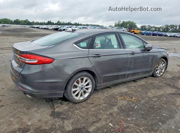 3FA6P0UU2HR309795 2017 FORD FUSION Gray Tył prawy