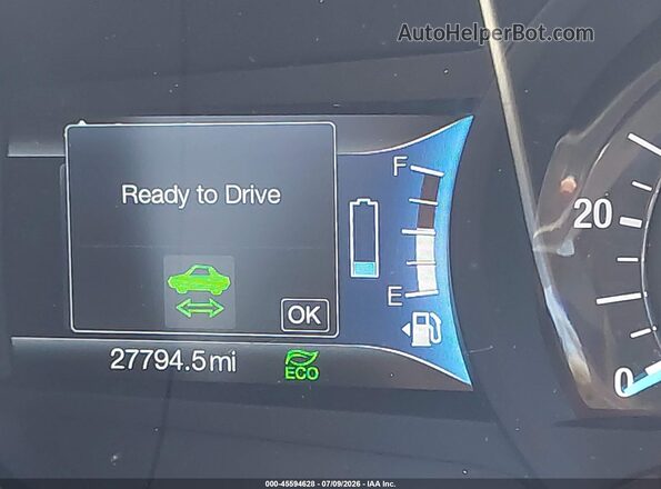 3FA6P0UU2JR100689 2018 FORD FUSION HYBRID Серебряный 