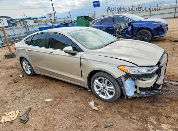3FA6P0UU2JR100790 2018 FORD FUSION Gold Передня права чверть