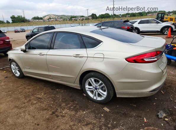 3FA6P0UU2JR100790 2018 FORD FUSION Gold Задня ліва чверть