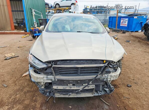 3FA6P0UU2JR100790 2018 FORD FUSION Gold Вид спереду