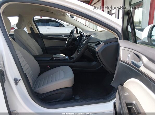 3FA6P0UU2JR254545 2018 FORD FUSION HYBRID White Widok wnętrza z przodu