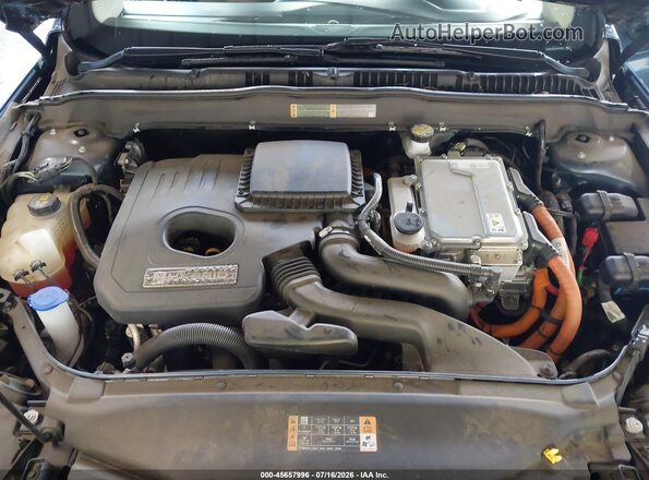 3FA6P0UU2JR273662 2018 FORD FUSION HYBRID Blue Widok z tyłu