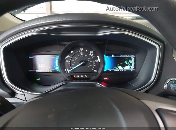 3FA6P0UU2JR273662 2018 FORD FUSION HYBRID Blue Widok tylnych siedzeń