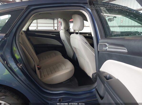 3FA6P0UU2JR273662 2018 FORD FUSION HYBRID Blue Widok naklejki z numerem VIN