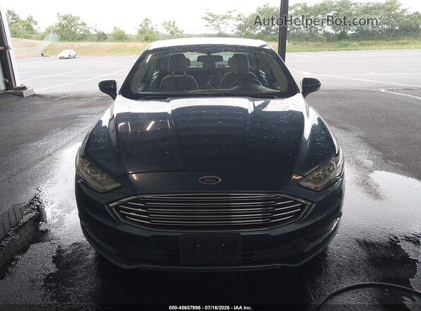 3FA6P0UU2JR273662 2018 FORD FUSION HYBRID Blue 
