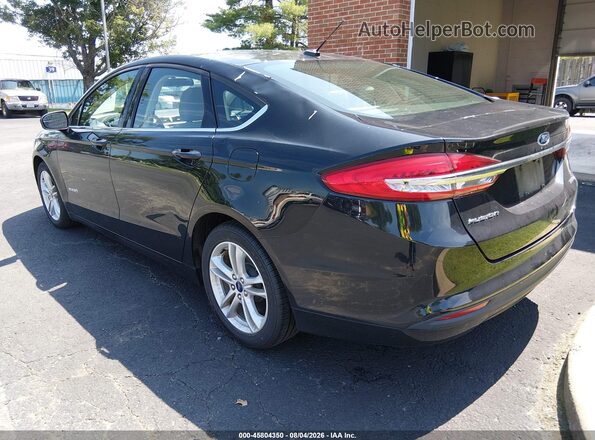 3FA6P0UU2JR273726 2018 FORD FUSION HYBRID Black Tył lewy