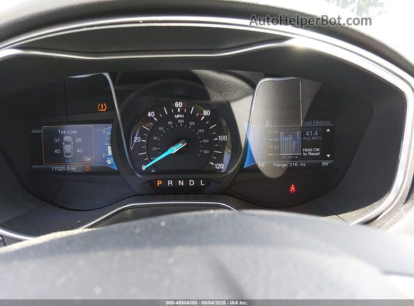 3FA6P0UU2JR273726 2018 FORD FUSION HYBRID Black Widok tylnych siedzeń