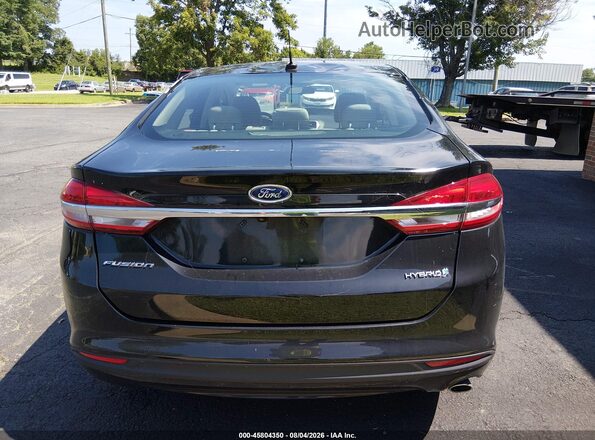 3FA6P0UU2JR273726 2018 FORD FUSION HYBRID Black 
