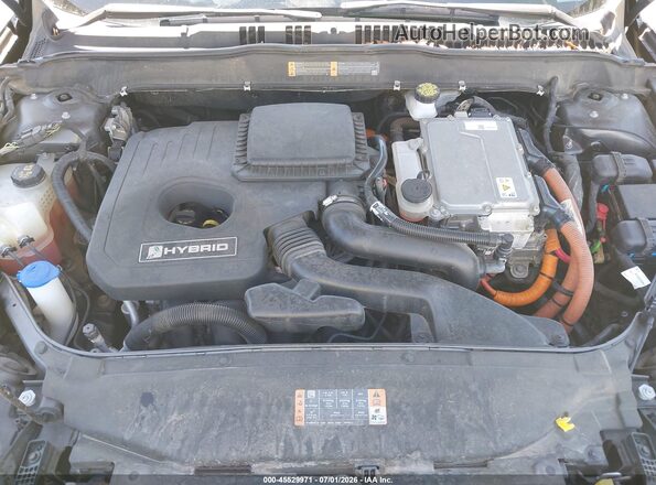 3FA6P0UU2JR278764 2018 FORD FUSION HYBRID Gray Հետևի տեսք