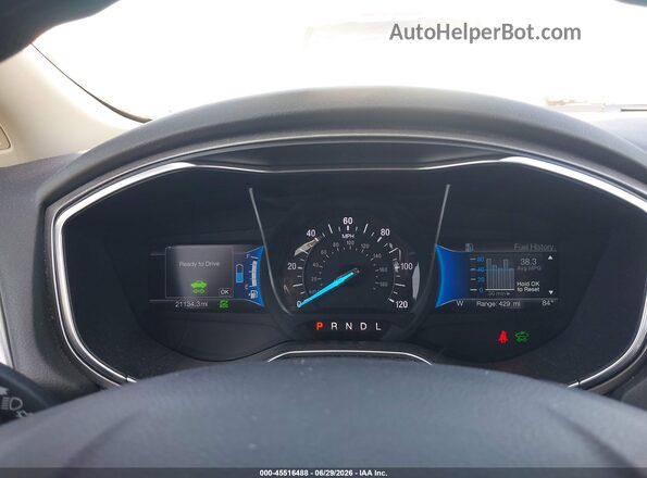 3FA6P0UU2JR282040 2018 FORD FUSION HYBRID Beige Vista tres cuartos delantera izquierda