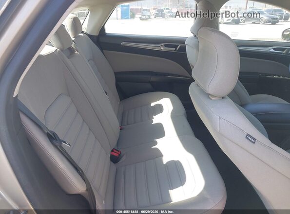 3FA6P0UU2JR282040 2018 FORD FUSION HYBRID Beige Trasero izquierdo