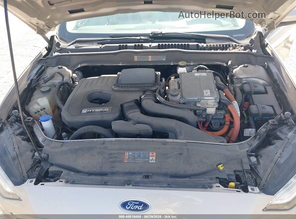 3FA6P0UU2JR282040 2018 FORD FUSION HYBRID Beige Vista interior delantera