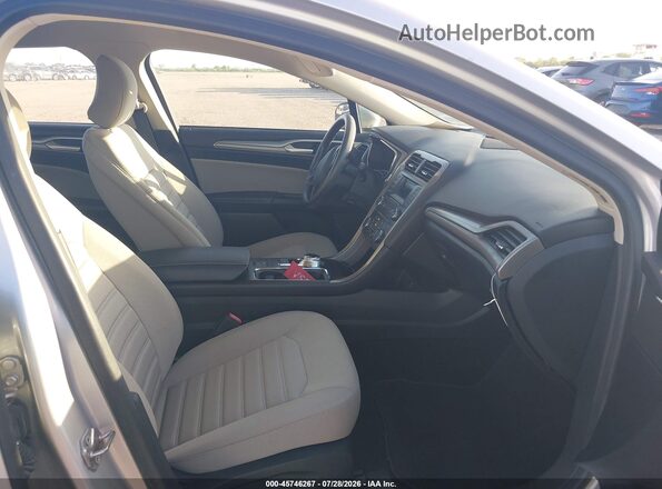 3FA6P0UU2JR282071 2018 FORD FUSION HYBRID Silver Vista interior delantera