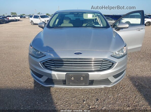 3FA6P0UU2JR282071 2018 FORD FUSION HYBRID Silver Vista frontal