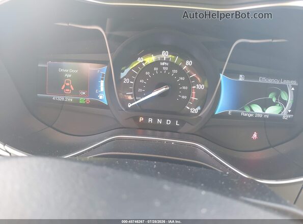 3FA6P0UU2JR282071 2018 FORD FUSION HYBRID Silver Vista de los asientos traseros
