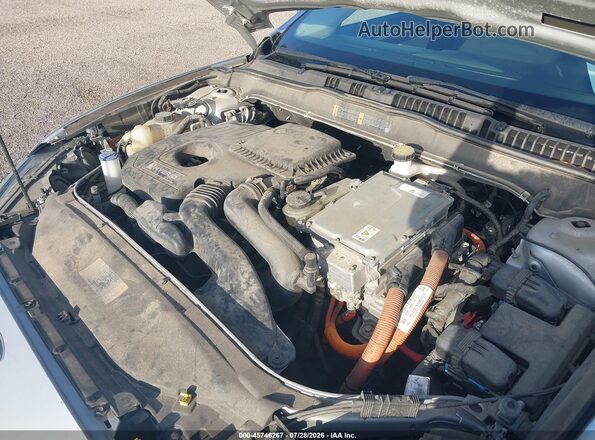 3FA6P0UU2JR282071 2018 FORD FUSION HYBRID Silver Vista trasera
