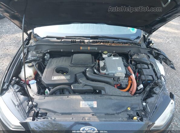 3FA6P0UU3JR100409 2018 FORD FUSION HYBRID Black უკანა ხედი